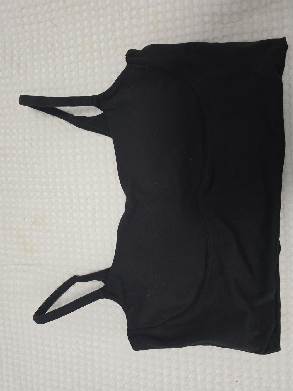 Black Seamless Sports Bra